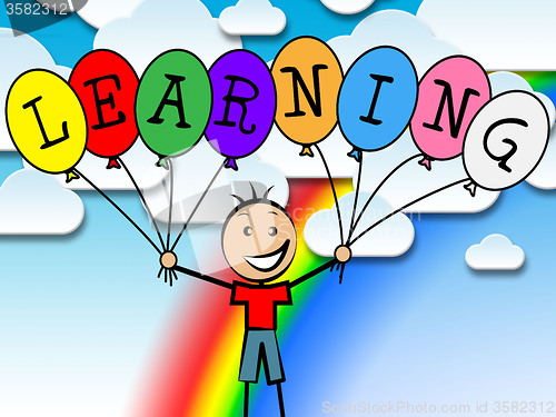 Image of Learning Balloons Represents Tutoring College And Development