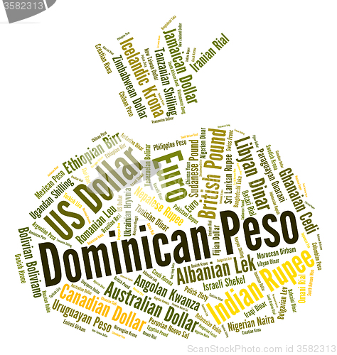 Image of Dominican Peso Represents Currency Exchange And Coin