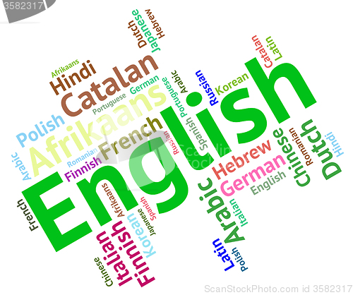 Image of English Language Means Learn Catalan And Dialect