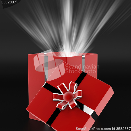 Image of Celebrate Surprise Means Gift Box And Present