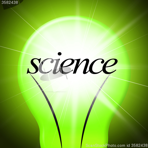 Image of Lightbulb Science Represents Physics Bright And Biology