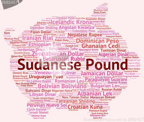 Image of Sudanese Pound Indicates Worldwide Trading And Broker