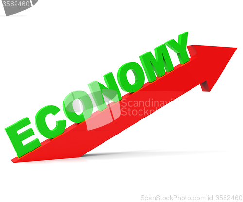 Image of Improve Economy Represents Improvement Plan And Advance