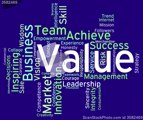 Image of Value Words Indicates Quality Control And Approval