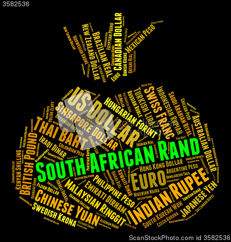 Image of South African Rand Means Forex Trading And Exchange