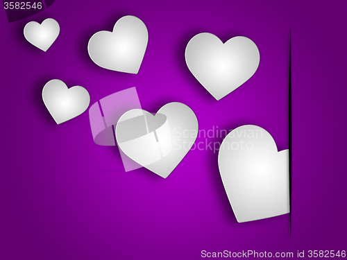 Image of Background Hearts Indicates Backgrounds Valentine And Backdrop