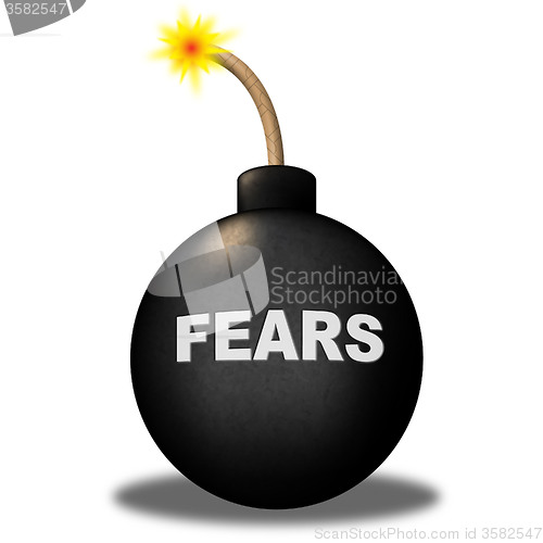 Image of Fears Alert Shows Frightened Worry And Explosive