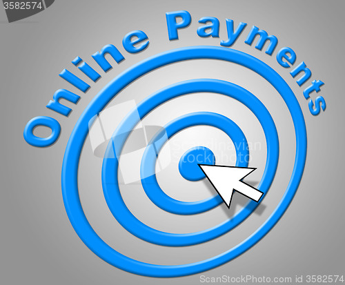 Image of Online Payments Means World Wide Web And Www