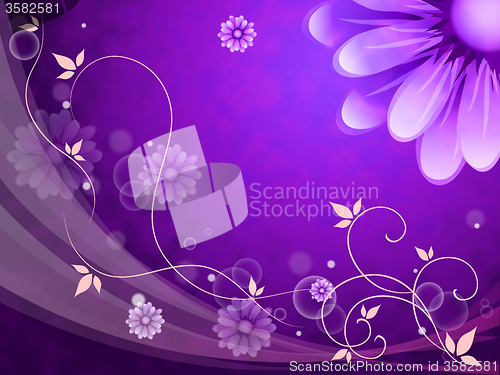 Image of Flowers Background Shows Blossoms Buds And Petals\r