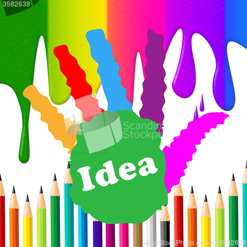 Image of Kids Ideas Means Color Colorful And Toddlers