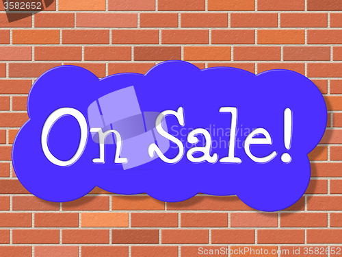 Image of On Sale Shows Merchandise Clearance And Offer