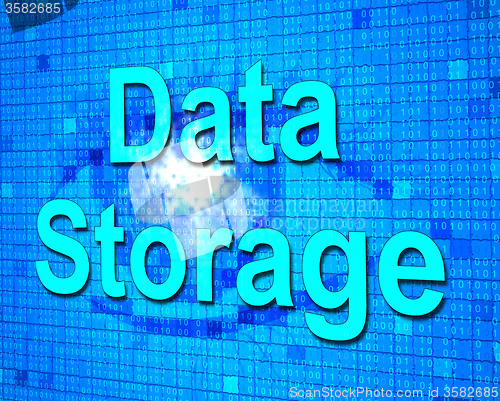 Image of Data Storage Means Archive Hardware And Technology