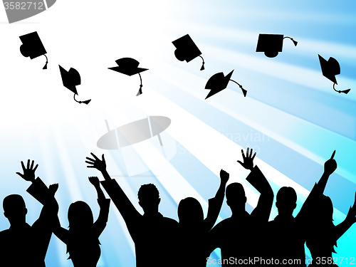 Image of Education Graduation Means Educate Study And Tutoring