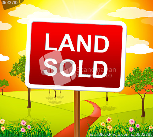 Image of Land Sold Indicates Real Estate Agent And Building