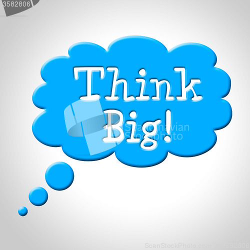 Image of Think Big Means Large Future And Aspire
