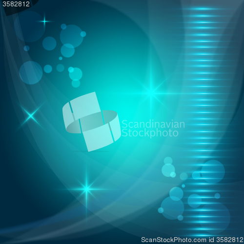 Image of Light Spots Background Means Modern Design Or Blurry Art\r