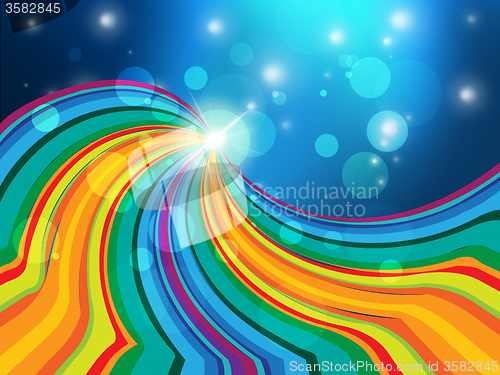 Image of Glow Swirl Indicates Blank Space And Background