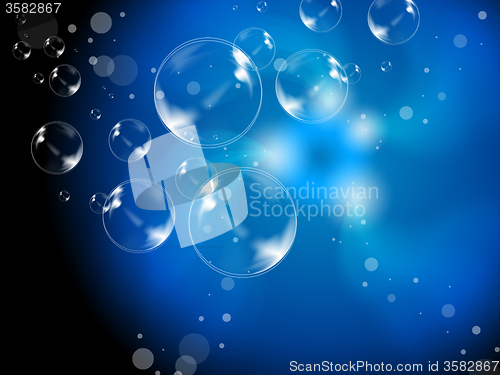 Image of Abstract Bubbles Background Means Soapy Spheres Wallpaper\r