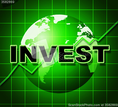 Image of Invest Graph Means Return On Investment And Finance