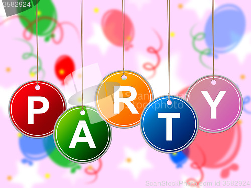 Image of Party Kids Shows Youths Parties And Child