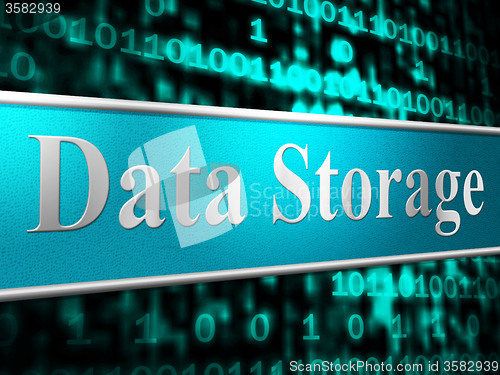 Image of Data Storage Shows Hardware Datacenter And Server