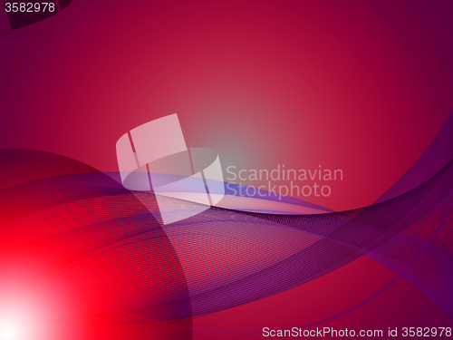 Image of Wavy Red Background Shows Wavy Wallpaper Or Creation\r