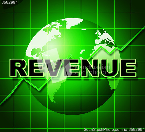 Image of Revenue Graph Represents Income Graphs And Diagram