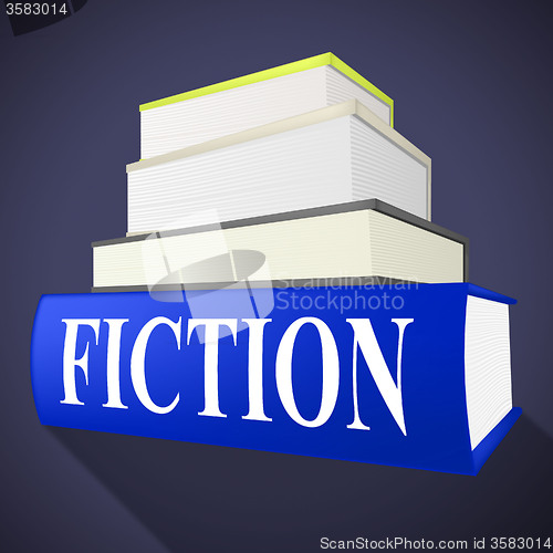 Image of Fiction Book Indicates Imaginative Writing And Books