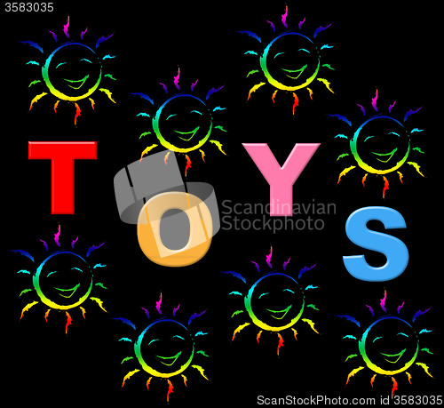 Image of Kids Toys Shows Shopping Retail And Youths