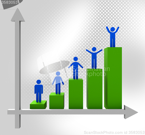 Image of Graph Increasing Means Forecast Increase And Growing