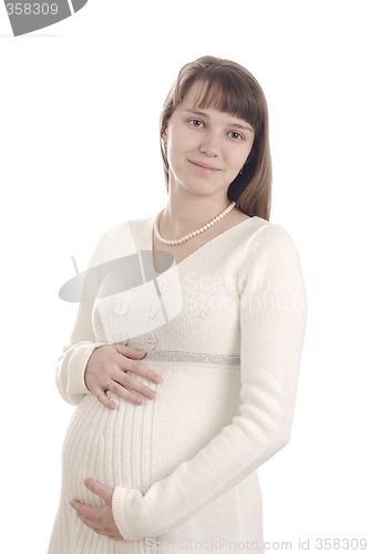 Image of Smiling pregnant woman II