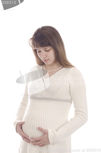 Image of Smiling pregnant woman III