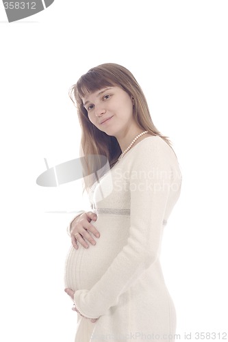 Image of Smiling pregnant woman V