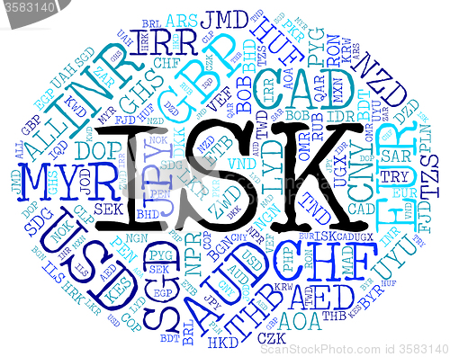 Image of Isk Currency Indicates Foreign Exchange And Currencies