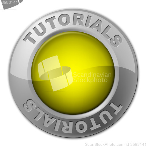 Image of Tutorials Button Shows Learn Train And University