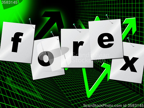 Image of Forex Graph Means Foreign Exchange And Currency