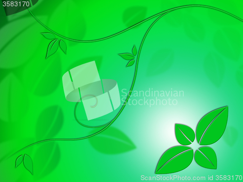 Image of Fine Leaves Background Means Seasonal Blossom Or Autumn Wallpape