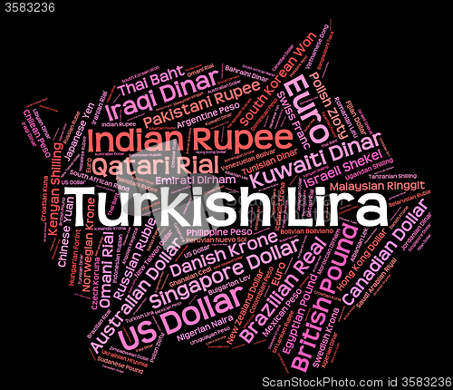 Image of Turkish Lira Indicates Forex Trading And Broker