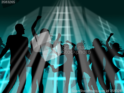 Image of Disco Dancing Indicates Dancer Dance And Discotheque