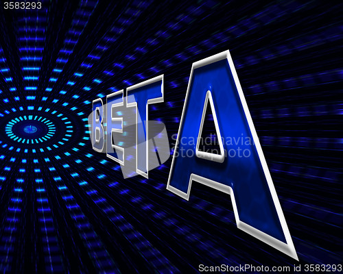 Image of Beta Software Indicates Programming Softwares And Download