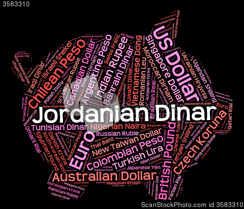 Image of Jordanian Dinar Means Foreign Currency And Broker