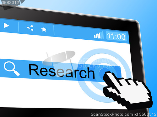 Image of Online Research Means World Wide Web And Analyse