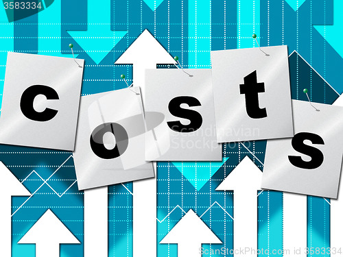 Image of Costs Expenses Means Budgeting Buy And Accounting