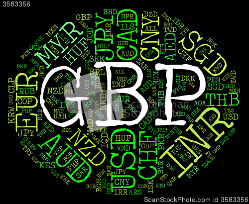 Image of Gbp Currency Shows Great British Pound And Coinage