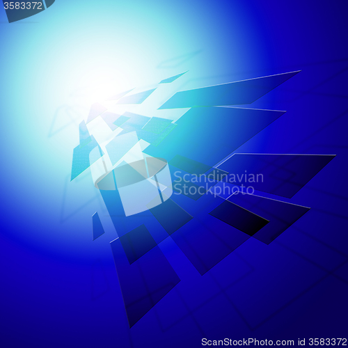 Image of Geometric Style Background Shows Modern Digital Art Or Design\r