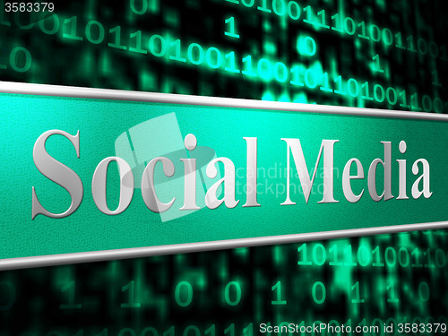 Image of Social Media Shows Forums Internet And Web