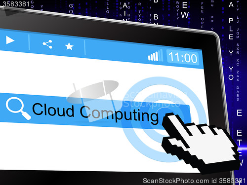 Image of Cloud Computing Means Information Technology And Cloud-Computing