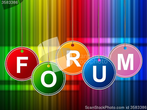 Image of Forums Forum Means Social Media And Site