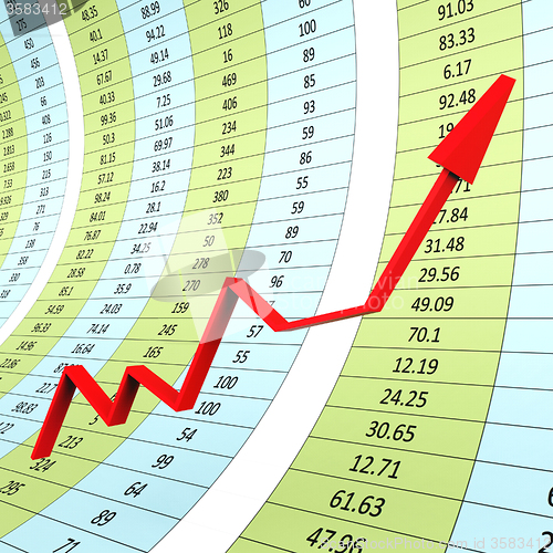 Image of Progress Graph Indicates Raise Graphs And Infochart