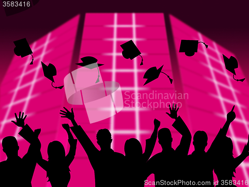 Image of Education Graduation Shows Educating Graduates And Graduate